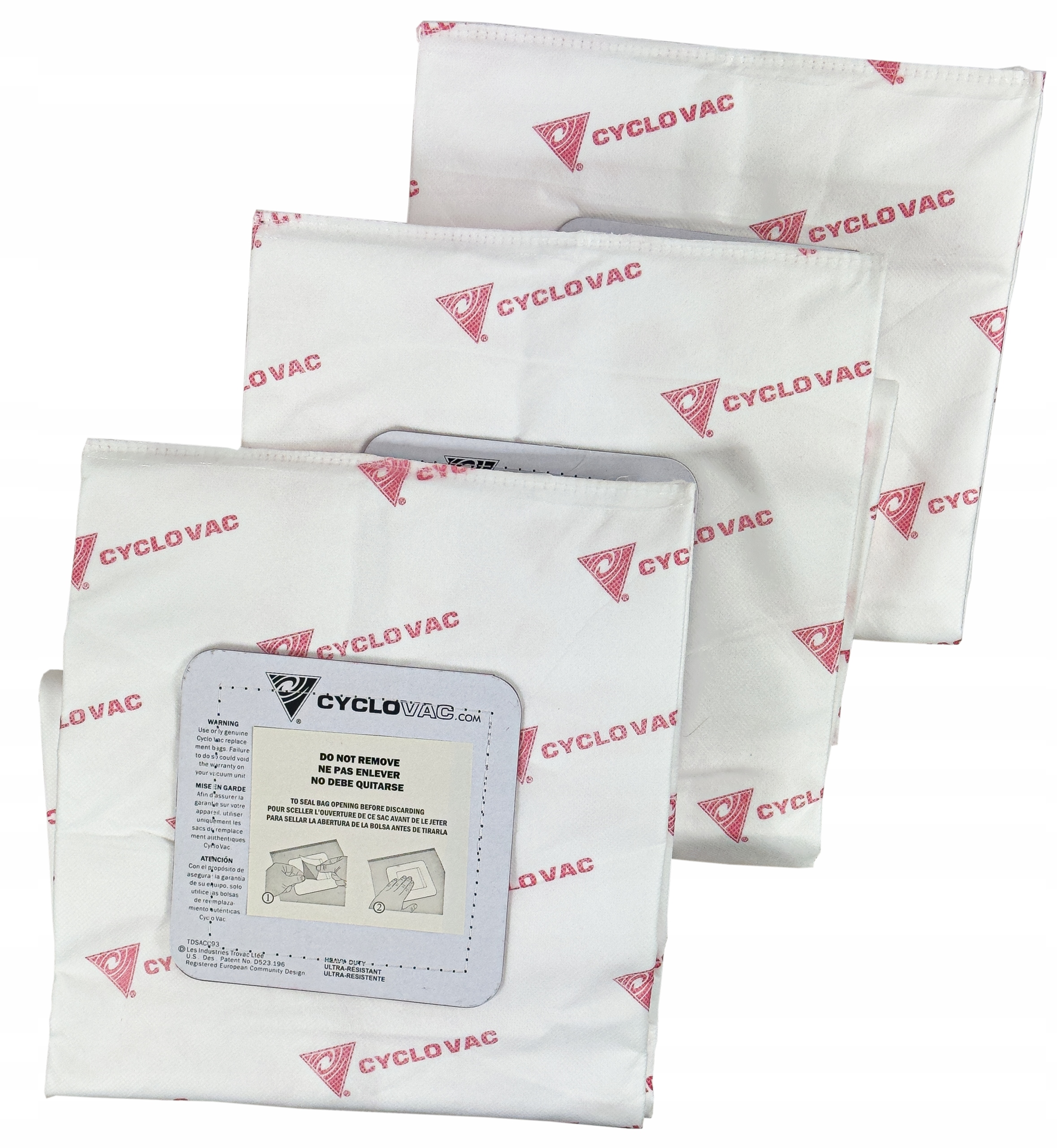 Worek jednorazowy do Cyclovac H725 (filtr workowy, 3 szt.)