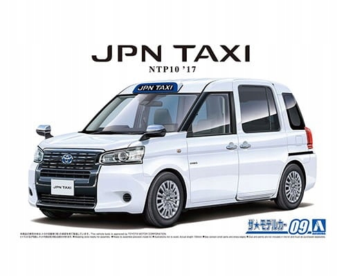 Toyota NTP10 Jpn Taxi '17 White II 1:24 Aoshima 057124