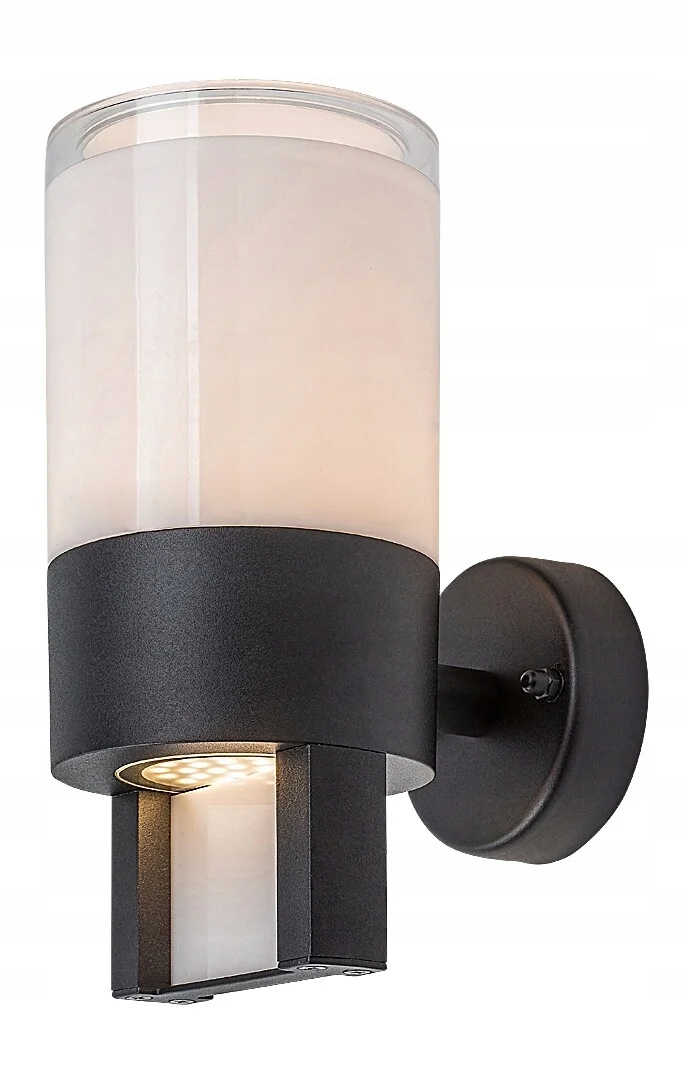 Vonkajšie nástenné Led svietidlo moderné čierna biela 3000K IP44 Rabalux