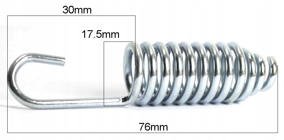 SPRĘŻYNA LINKI NAPĘDU KOSIARKI NAC S510V X510 W510 Typ regular (sprężyna)