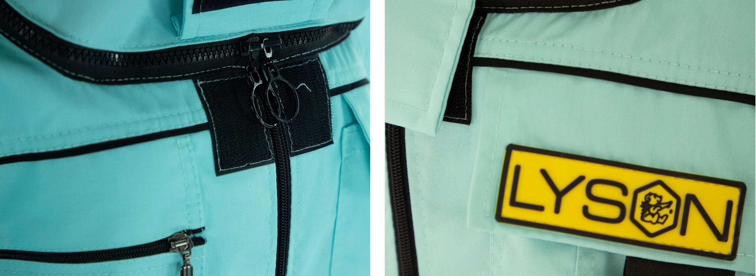 KOMBINEZON pszczelarski z kapeluszem rozpinany TURKUSOWY - L Kod producenta M6056TL