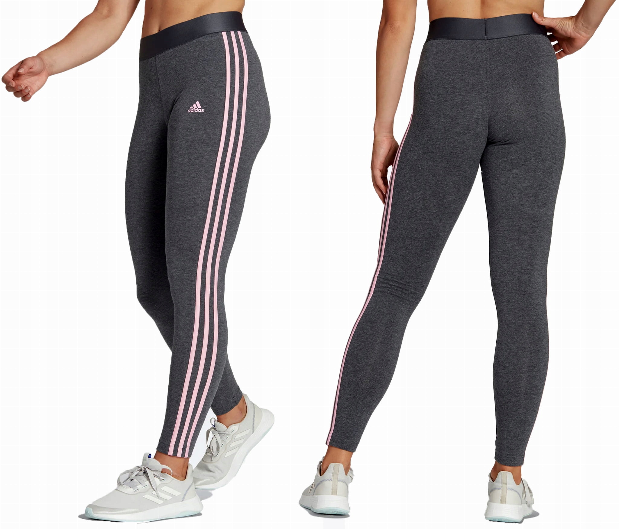 Adidas Legginsy Damskie Młodzieżowe Na Siłownię Fitness Treningowe S