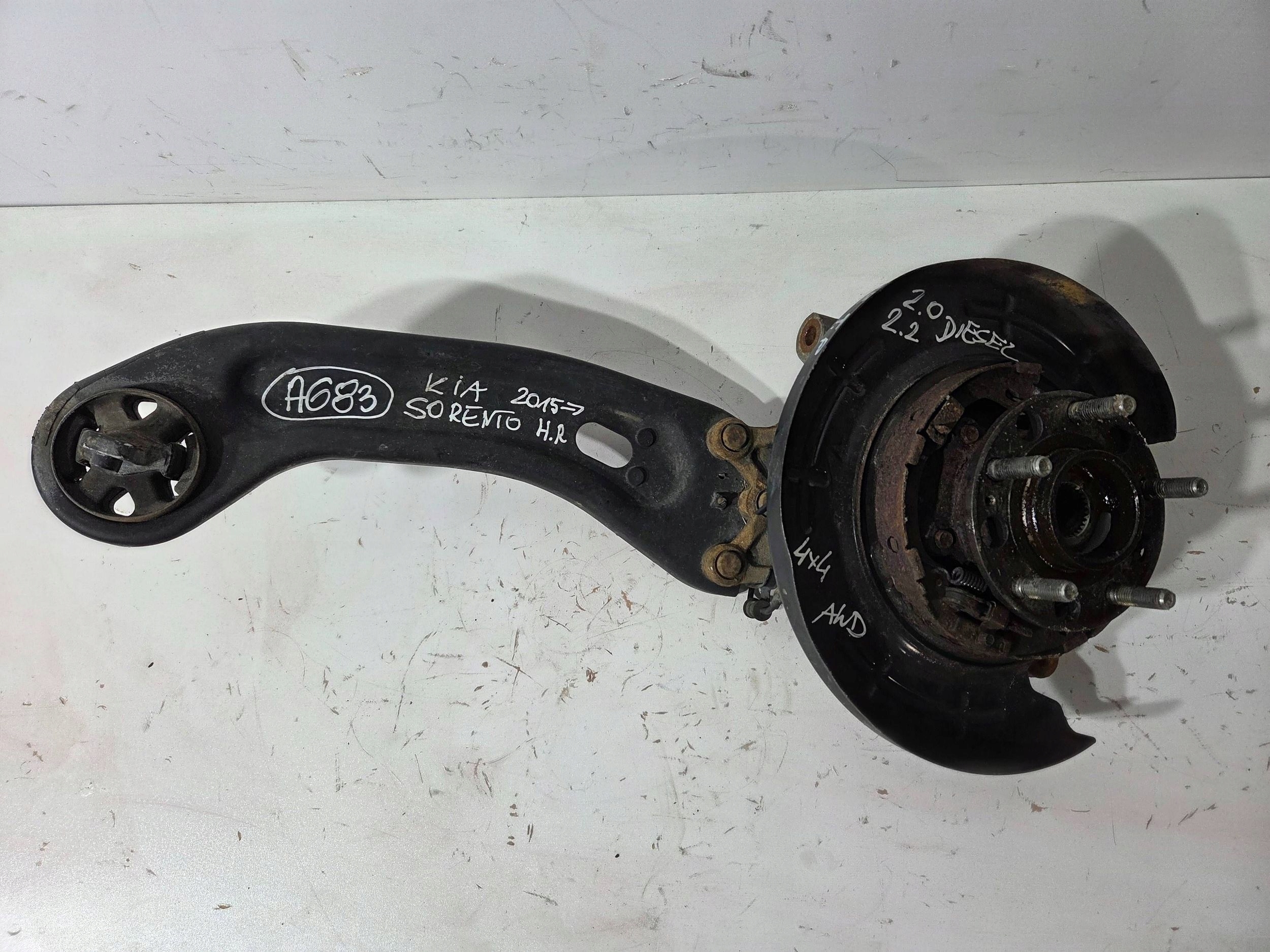 KIA Sorento III AWD swing rear right 2,0 / 2,2 D (A683)