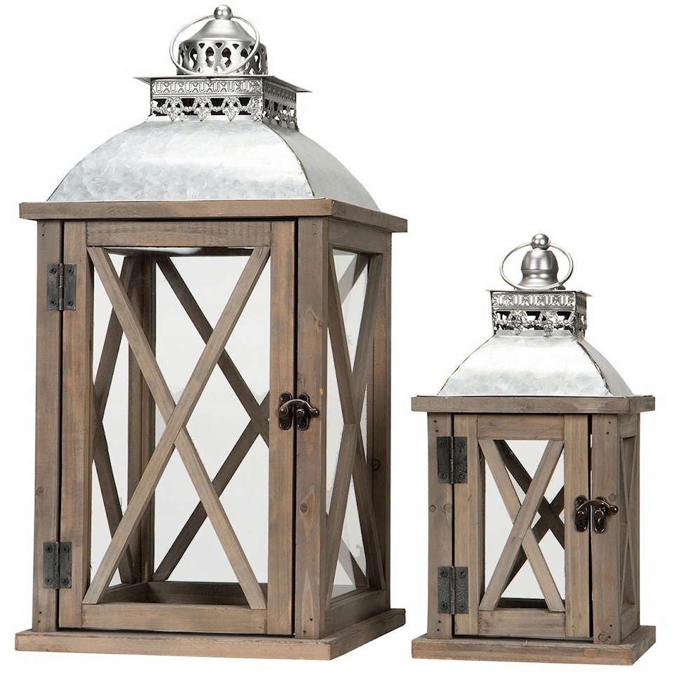 Lampáš Veľký Drevený Boho Retro Škandinávsky Do Obývacej Izby Domu Na Terasu