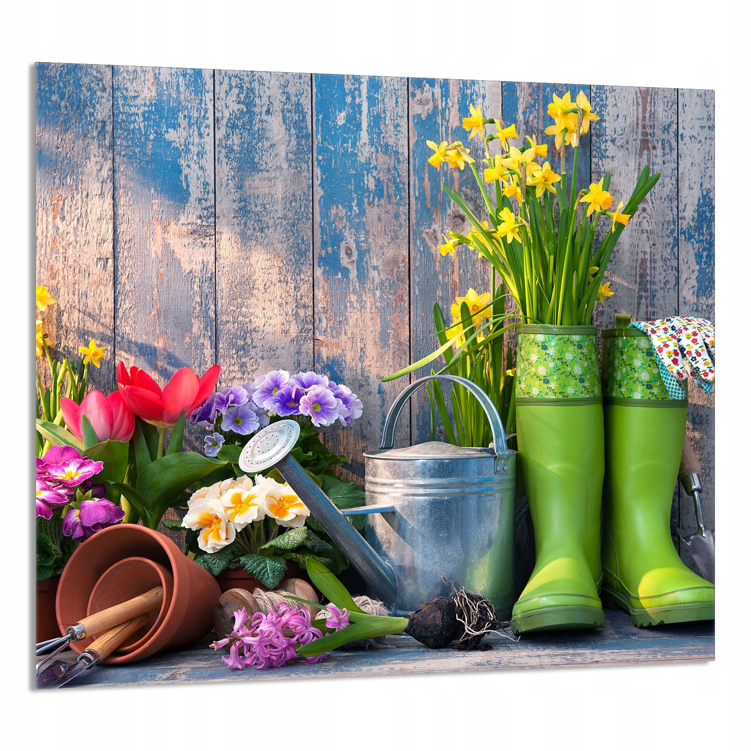 Skleněný Panel Do Kuchyně 65x60 Zahrada Tvrzené Sklo