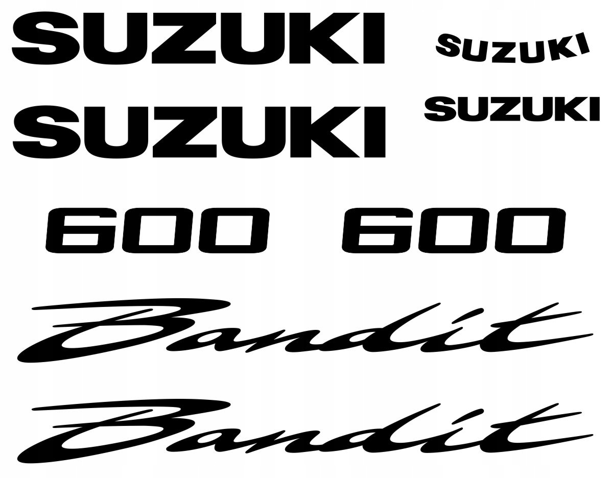 

Naklejki Suzuki Bandit 600 zestaw #1