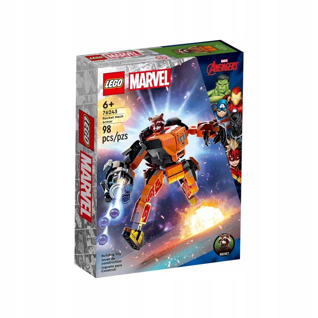Lego Heroes 76243 Mechaniczna Zbroja Rocketa