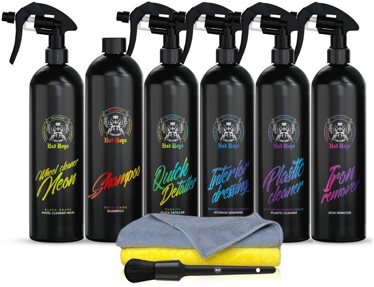 RR Customs RRC Bad Boys Mega Zestaw Kosmetyków Do Auta Detailing Prezent