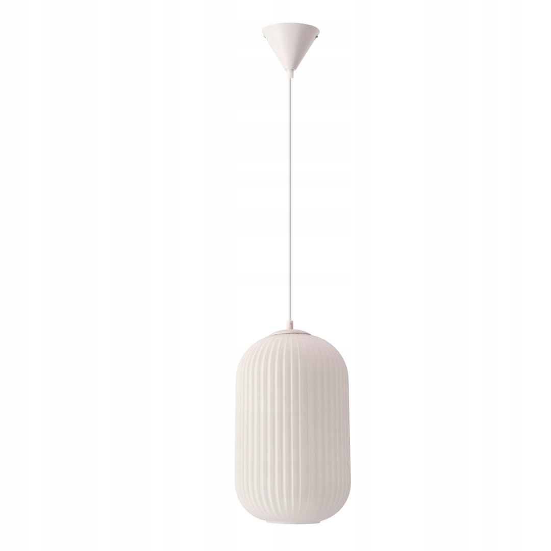 Cresto závěsná lampa bílá 1x40W E27 stínidlo bílá
