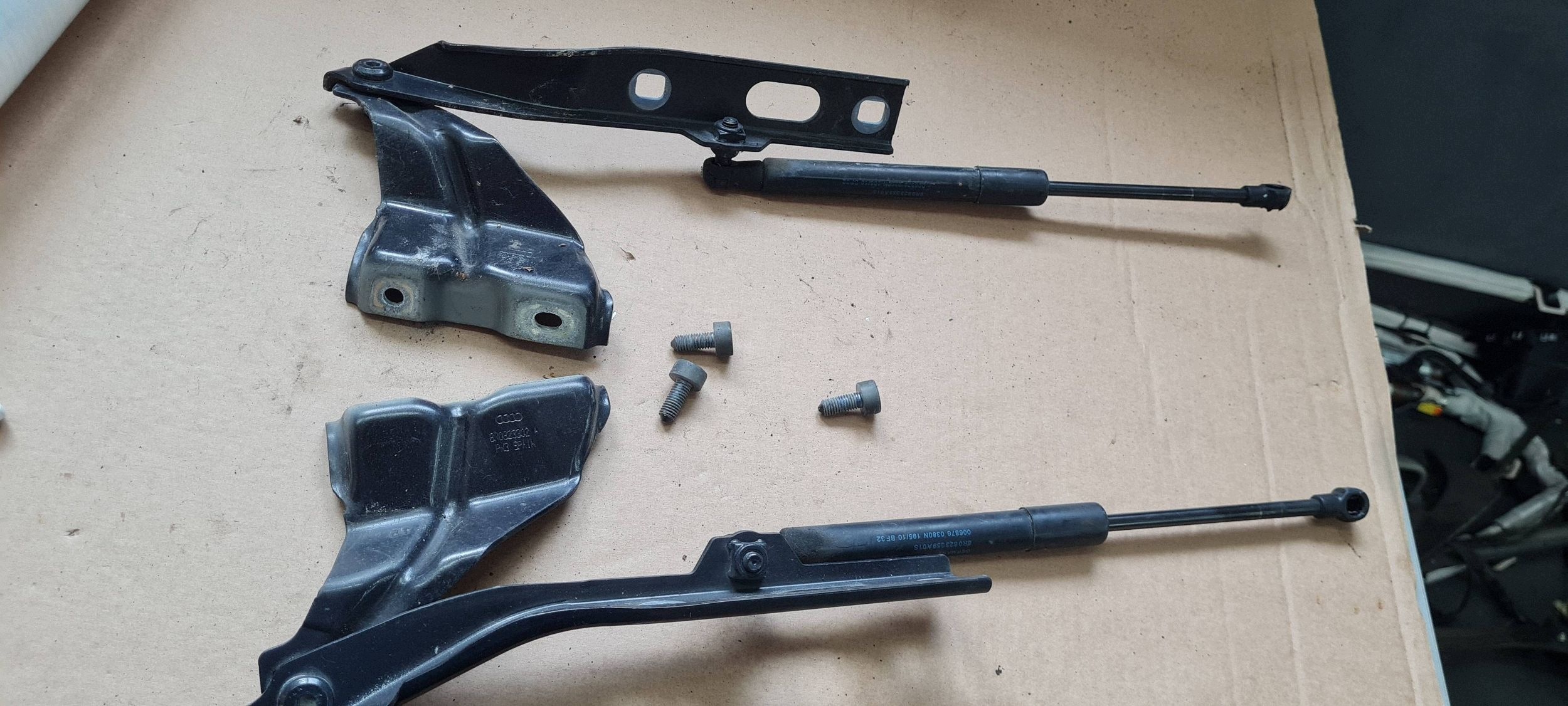 Q5 8R SQ5 hinge bonnet hinges left right KOMPLET 2X LZ7L