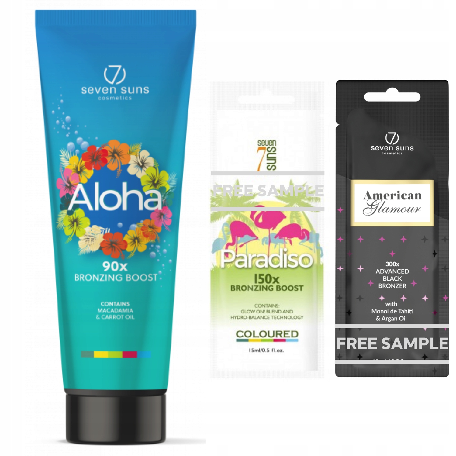 7suns Aloha opalovací kosmetika v soláriu 250 ml