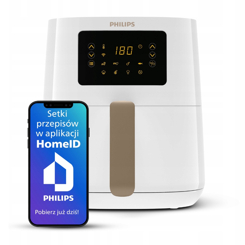 Horkovzdušná fritéza Philips 4,1 l Air Fryer 1400W Recepty
