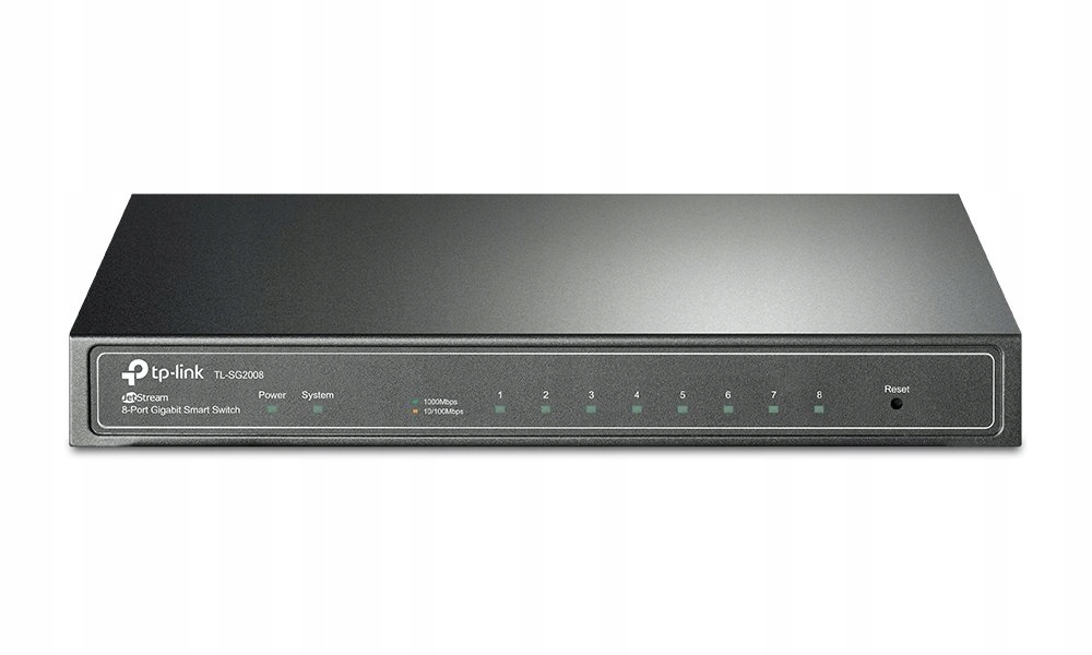 TP-Link T1500G-8T Gigabitový šikovný switch JetStream s 8 portami