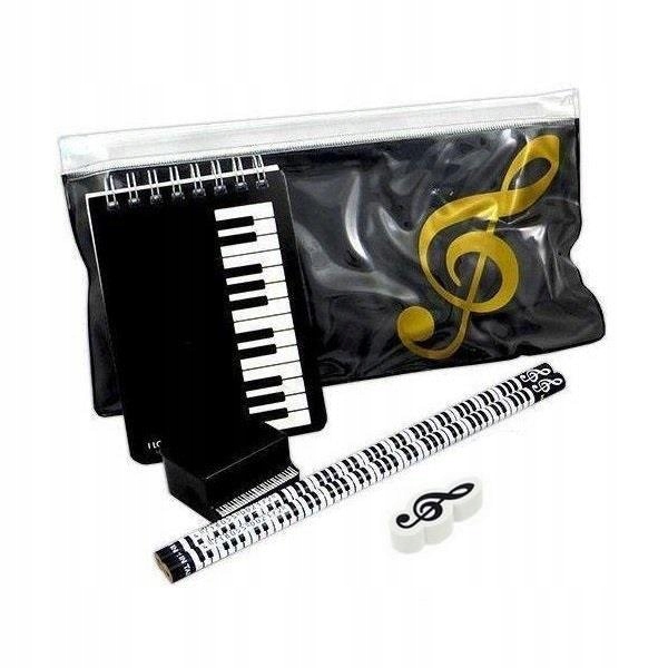 Writing Set - Piano Design - zestaw do notowania