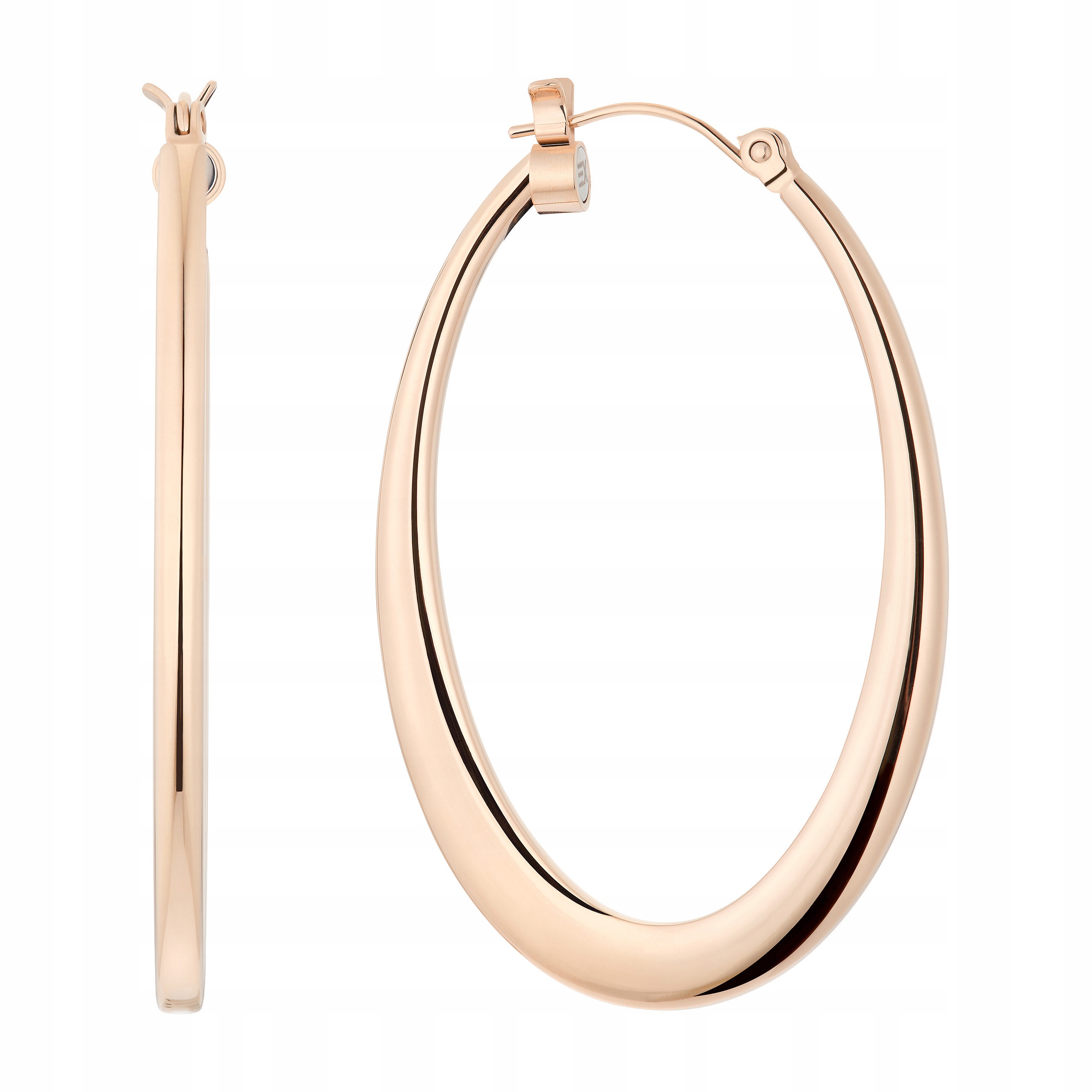 Náušnice Kola Kreole Dámské Ocel Chirurgická Magnetická Barva Růžová