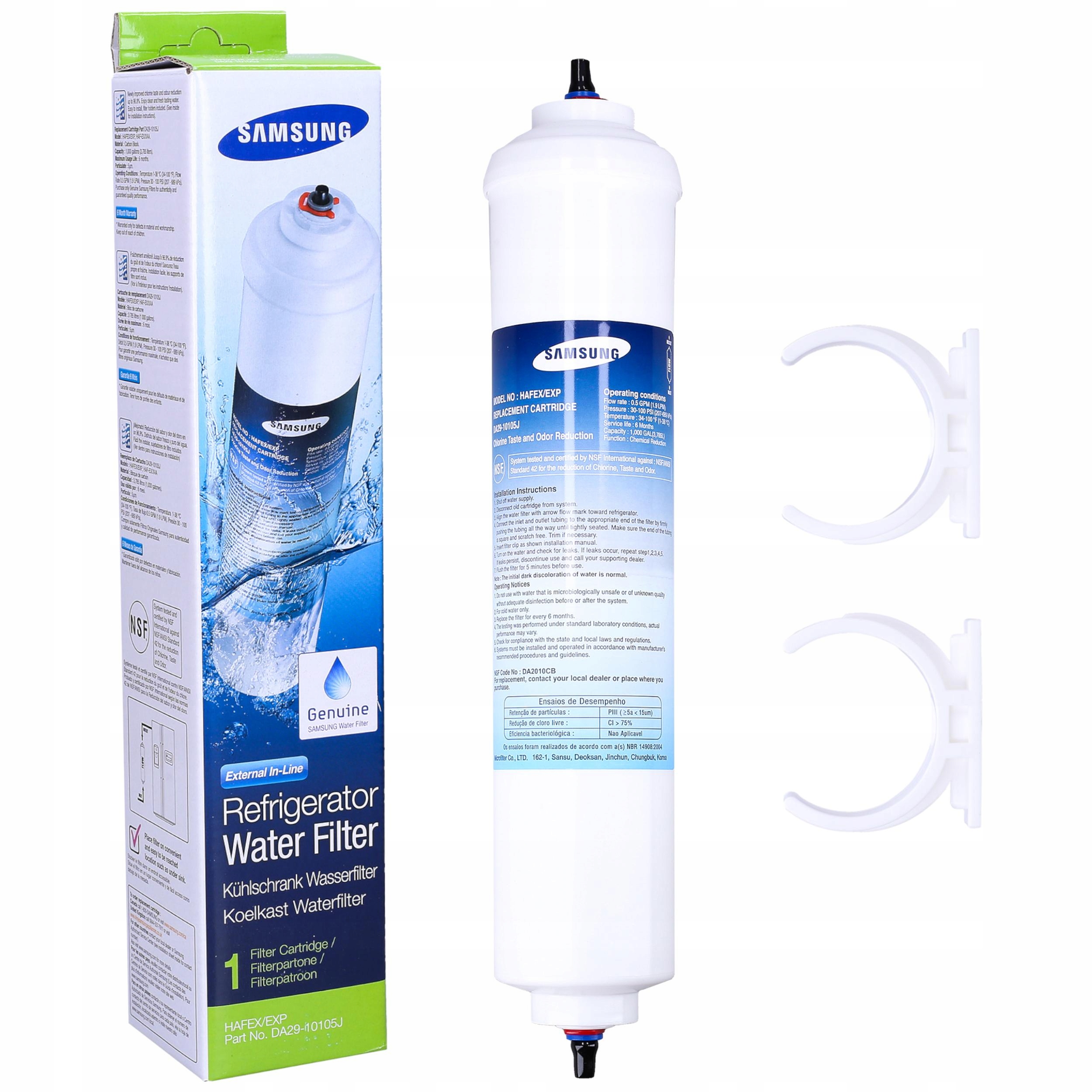 Filtr wody do lodówki Samsung Side by Side HAFEX/EXP DA29-10105J oryginalny