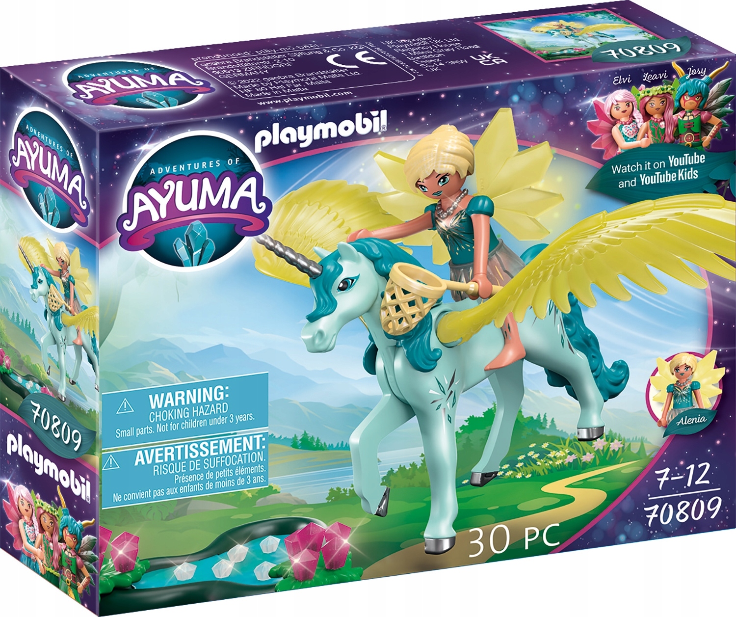PLAYMOBIL 70809 Ayuma Crystal Fairy z jednorożcem