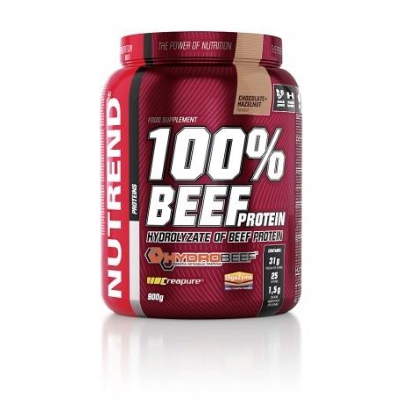 Beef Protein HydroBEEF 900g Białko Wołowe Bez Laktozy Czekolada — 4