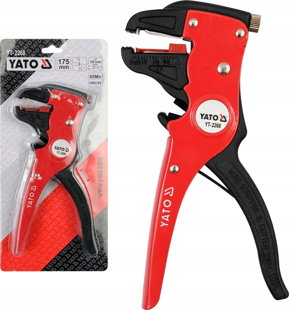 

Ściągacz Izolacji Szczypce Automatyczne Yato 175mm
