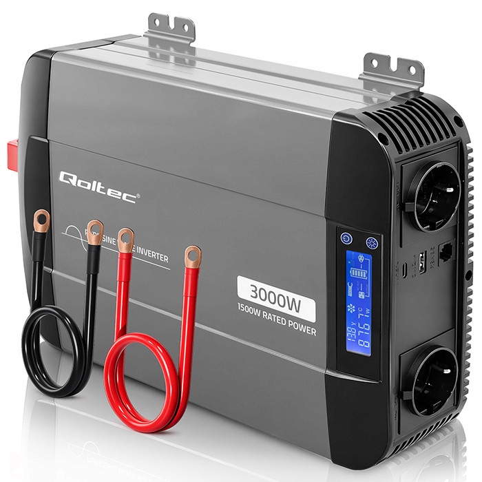 Menič napätia 12V na 230V 1500W Usb-c Ms Wave LiFePO4 Agm Gel