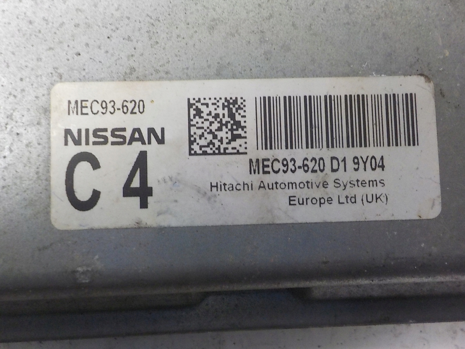 NISSAN computer control unit MEC93-620 D1 C4