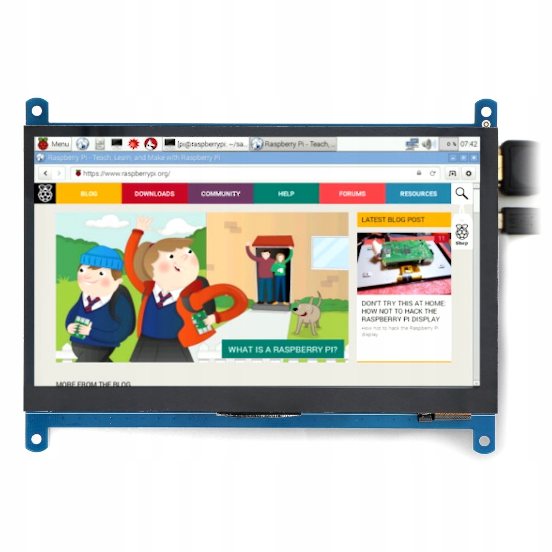 

Ekran dotykowy C pojemnościowy LCD Ips 7''