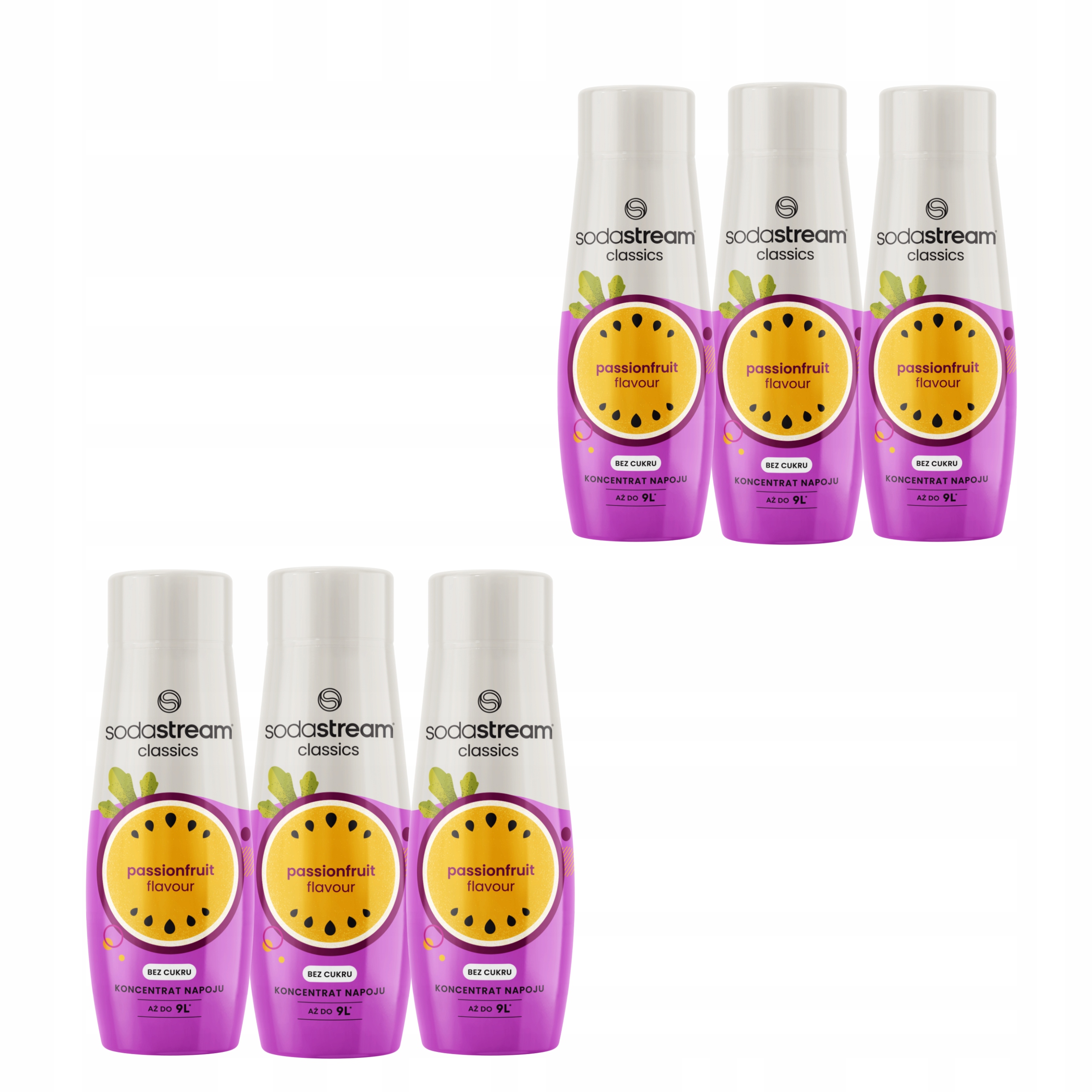 Sodastream koncentrat syrop sok zero Marakuja PassionFruit bez cukru 440ml