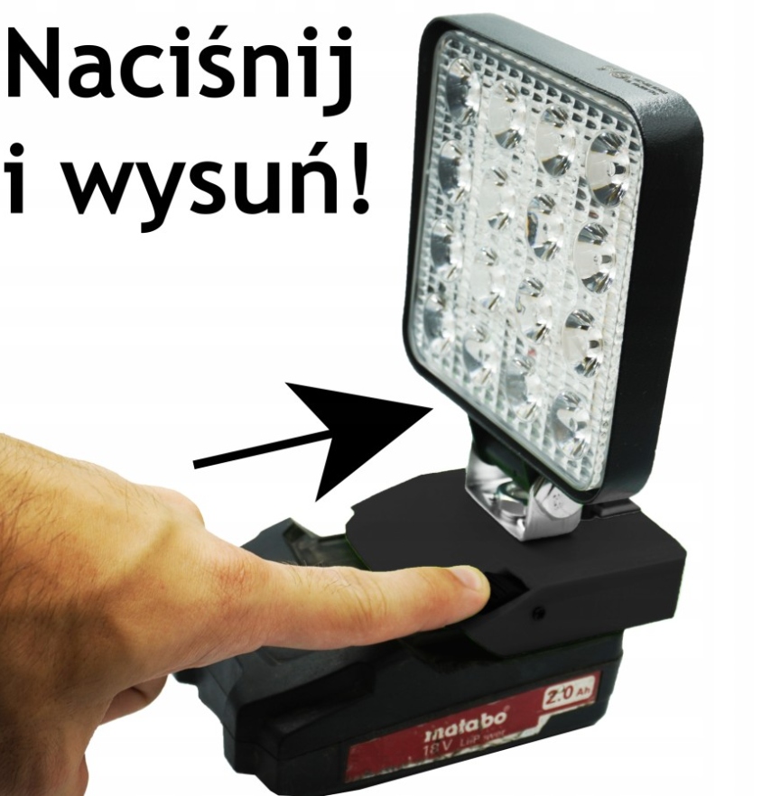 LAMPA ROBOCZA DO Metabo 18V latarka LAMPKA LED EAN (GTIN) 5906302620814