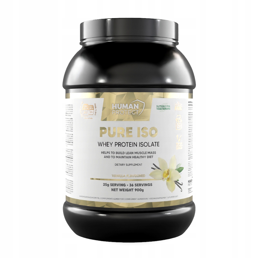 Human Protect Pure Whey Isolate 900g Bílkovina Izolát Wpi Vanilka