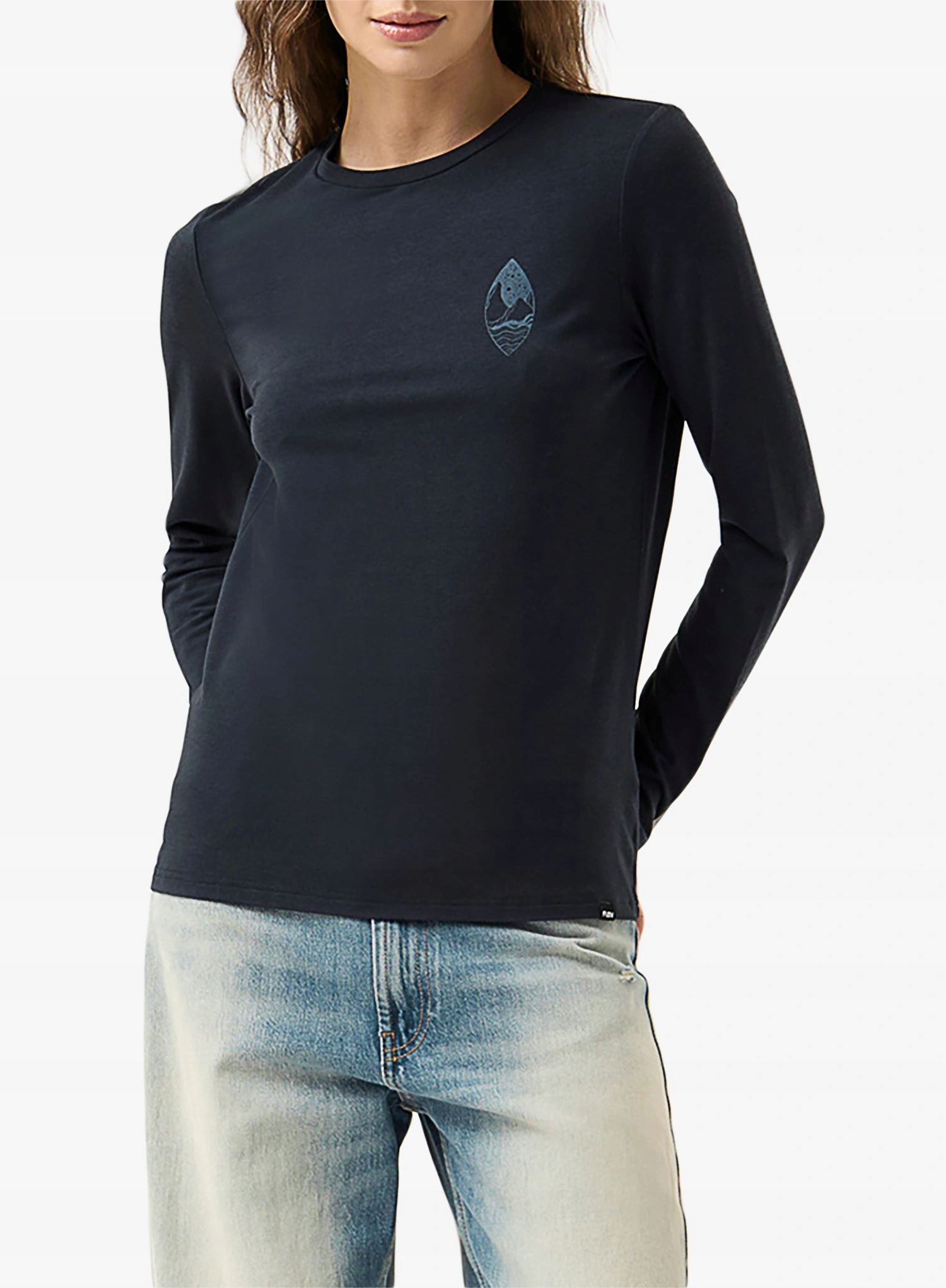 Bluza damska bez kaptura Flov Paria navy/blue M