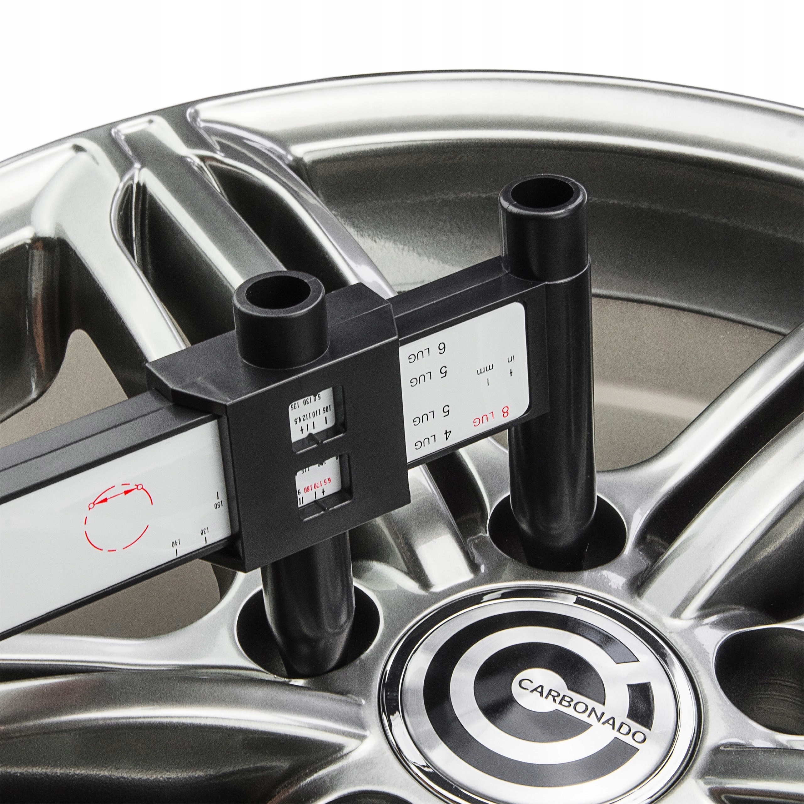 SUWMIARKA DO MIERZENIA ROZSTAWU ŚRUB I NAKRĘTEK KOŁA / FELGI - STIX Rodzaj analogowa