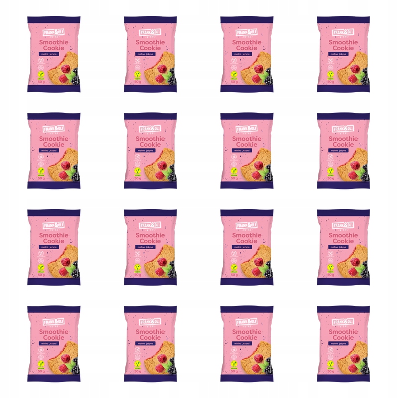 Frank & Oli Smoothie Cookie ciastko z maliną i jeżyną X16