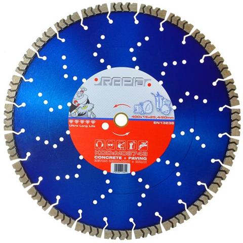 Diamantový Kotúč 400x15X25.4/20 mm Rapid Ultra Long Life