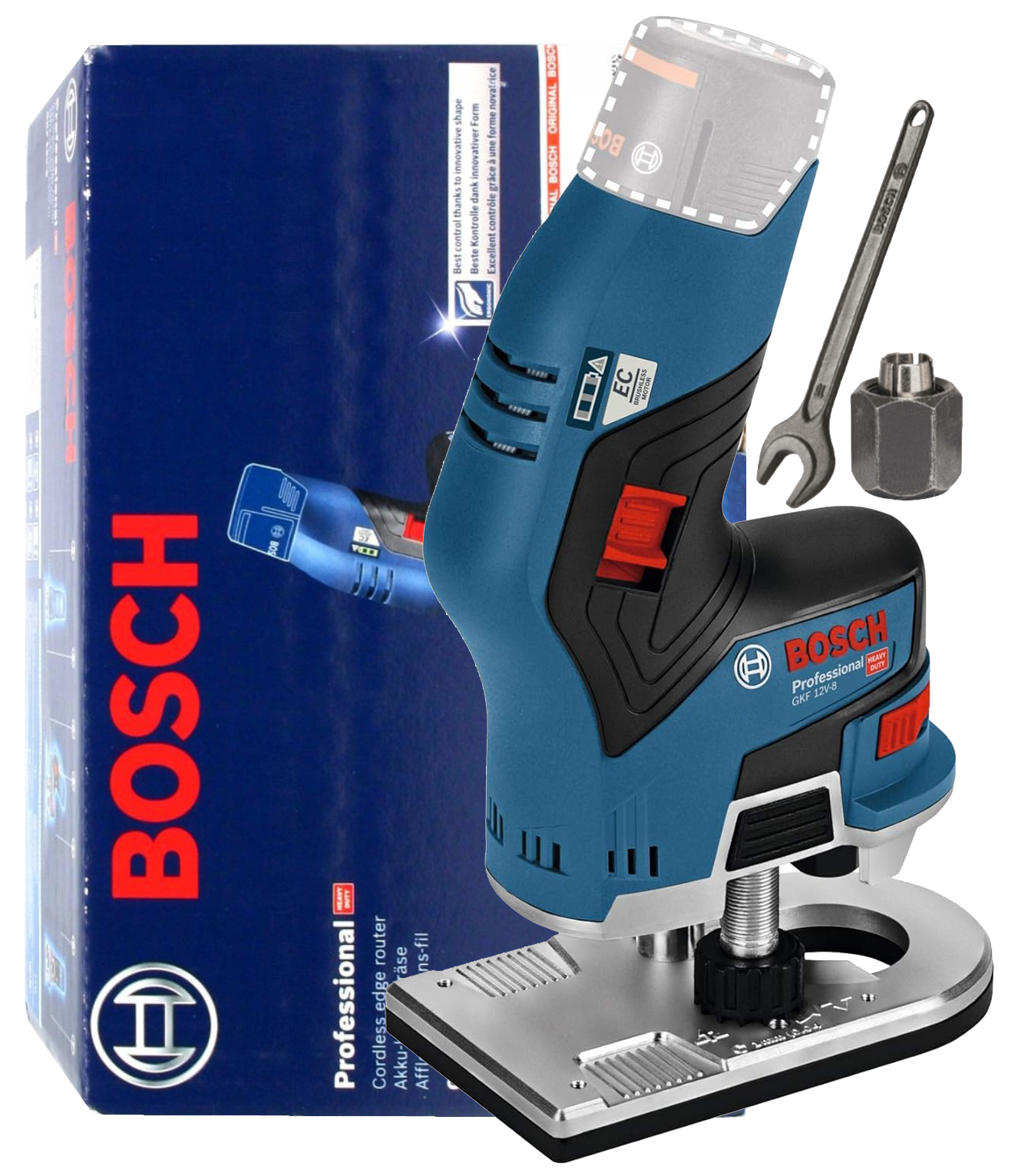 Akumulatorowa Frezarka Krawędziowa Professional Bosch Gkf 12V-8 Korpus Body