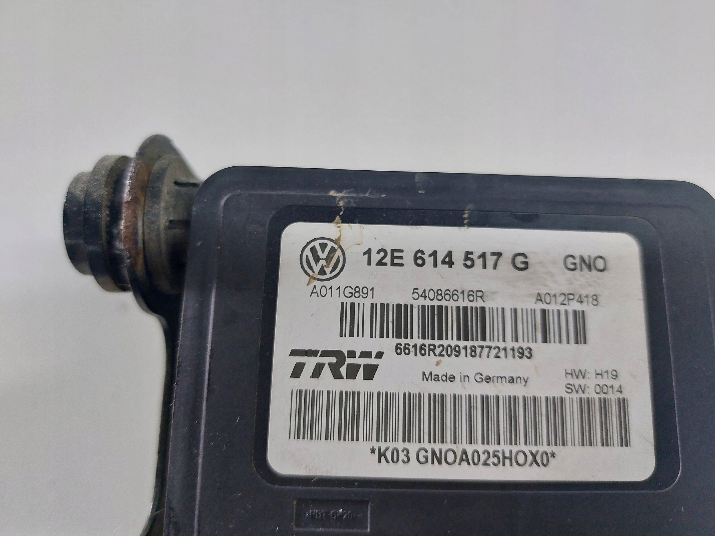 VW E-UP SEAT MII ELECTRIC control unit pump ABS 12E614517G