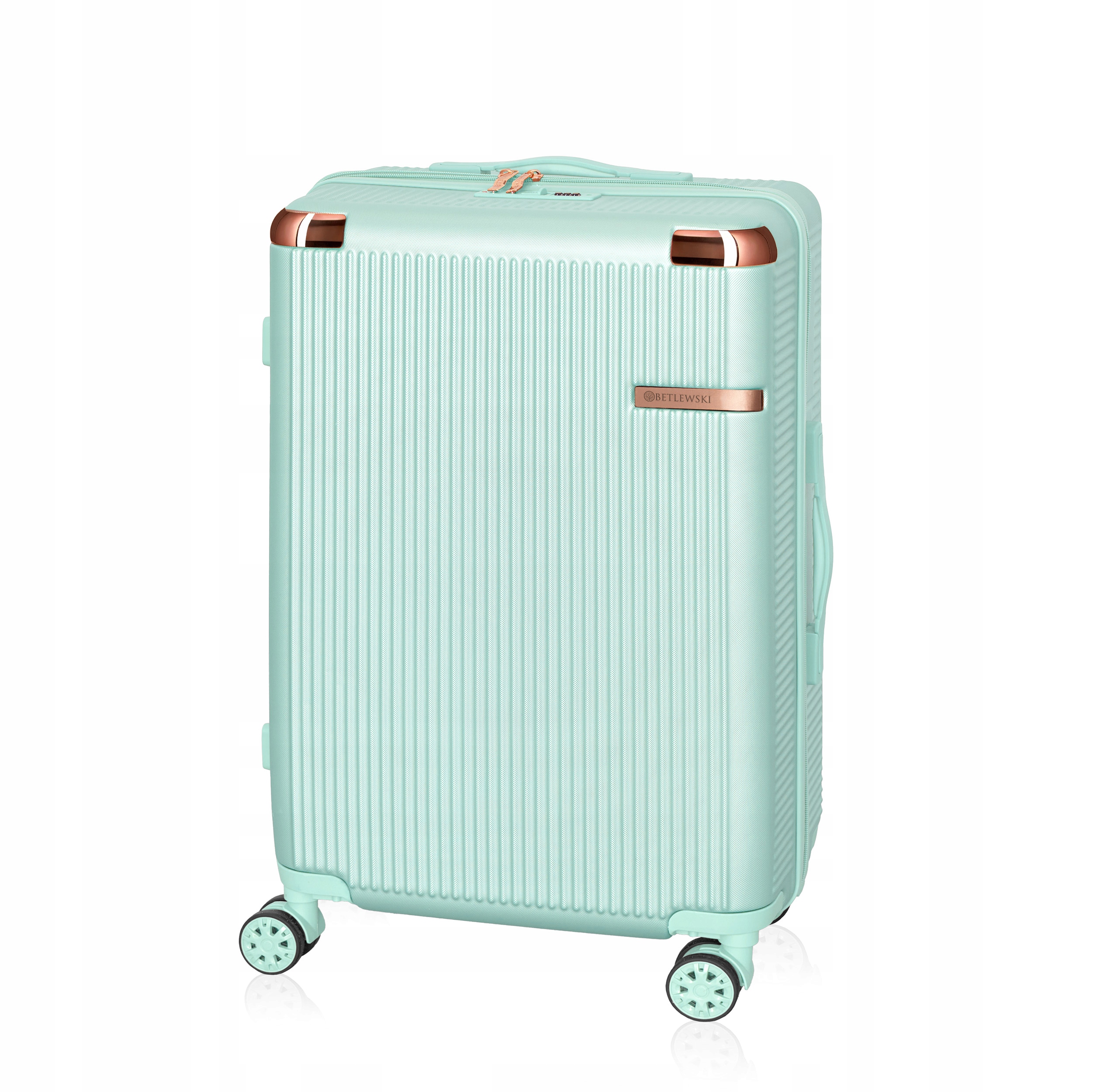 Średnia walizka damska na wyjazd urlop citybreak dla dziewczyny twarda M