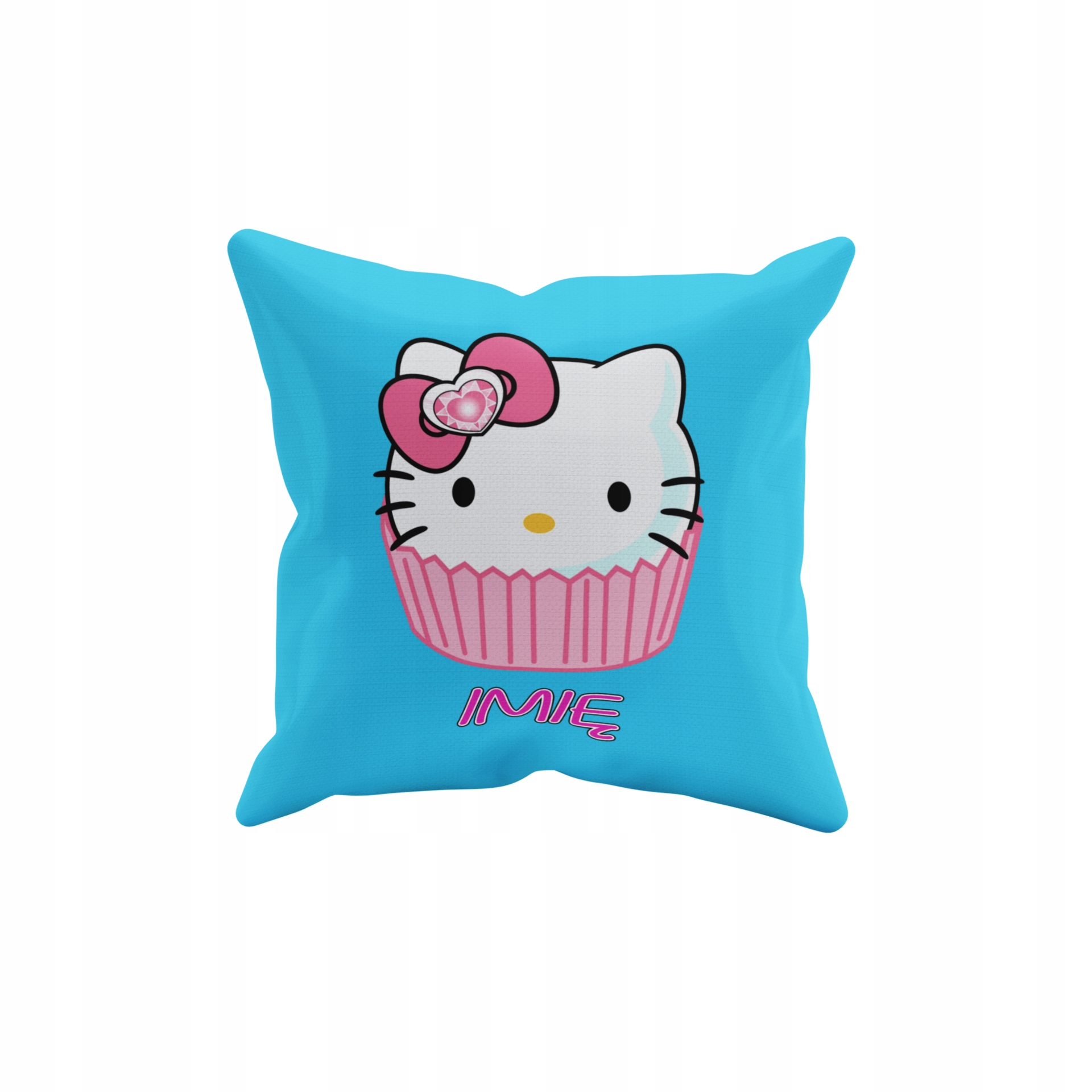 POSZEWKA NA PODUSZKĘ JAŚKA DO PRZEDSZKOLA HELLO KITTY + IMIĘ GRATIS Waga produktu z opakowaniem jednostkowym 0.5 kg