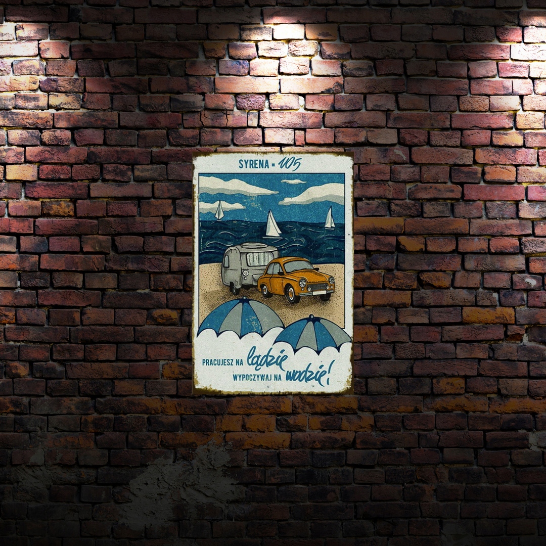 Tablica Ozdobna Blacha Wypoczywaj Na Wodzie Waga produktu z opakowaniem jednostkowym 0.2 kg