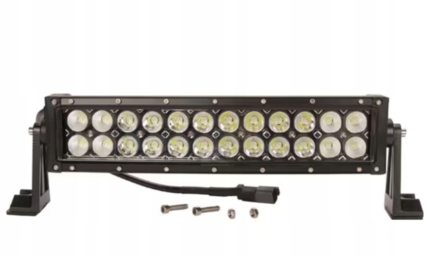 Led Pracovní Lampa 24 Oblouková 72W 6120lm 12V/24 Obdélníkové Krátké Světlo