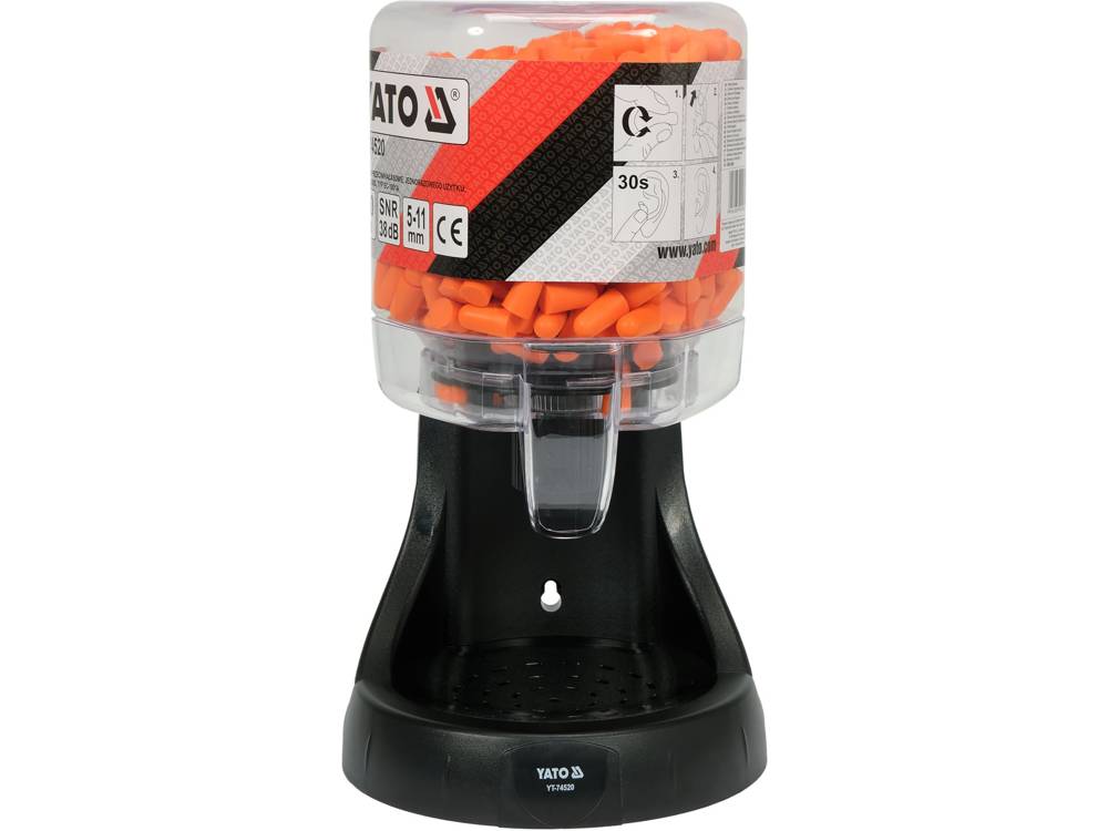 PODAJNIK ZATYCZKI STOPERY DO USZU 250 PAR YT-74520 EAN (GTIN) 5906083090813