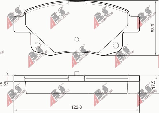 A.B.S. 37560 Колодки тормозное Ford Transit зад. 2.2 3.2 2.4