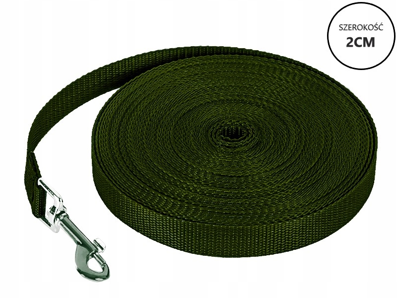 

Smycz Treningowa 2cm szkoleniowa Khaki |10m
