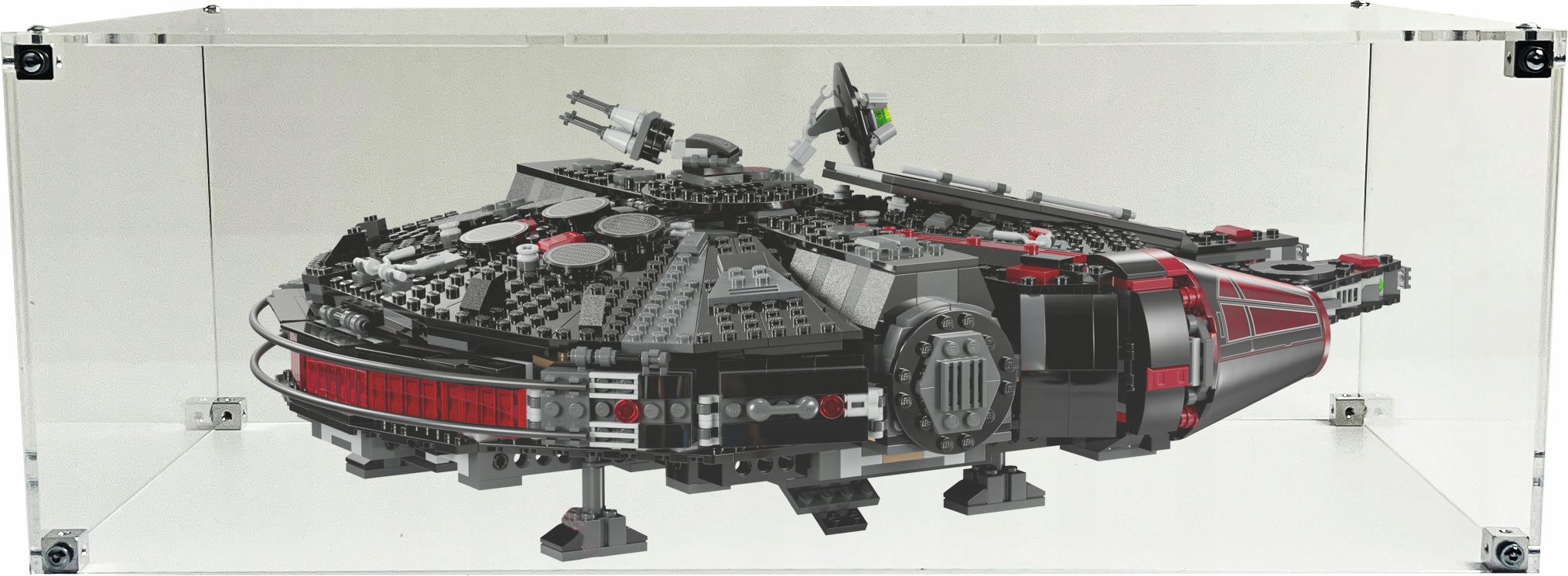 Vitrína Drewlandia pro stavebnici Lego Star Wars 75389 Temný sokol Millennium
