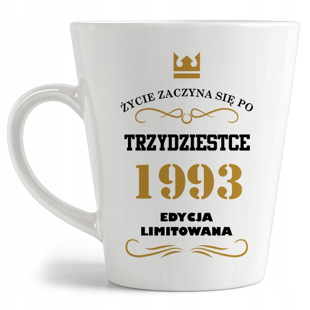 

Kubek latte 30-TE Urodziny 30 Lat