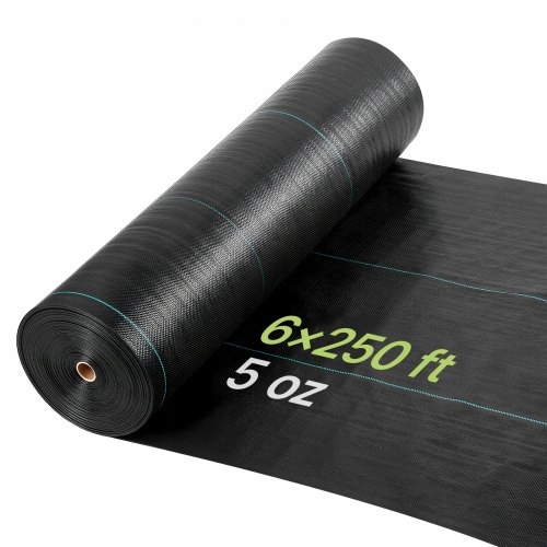 Podložka Proti Burine Vevor 1 8 X 76 2 M Polypropylénová 168 G M2 Čierna