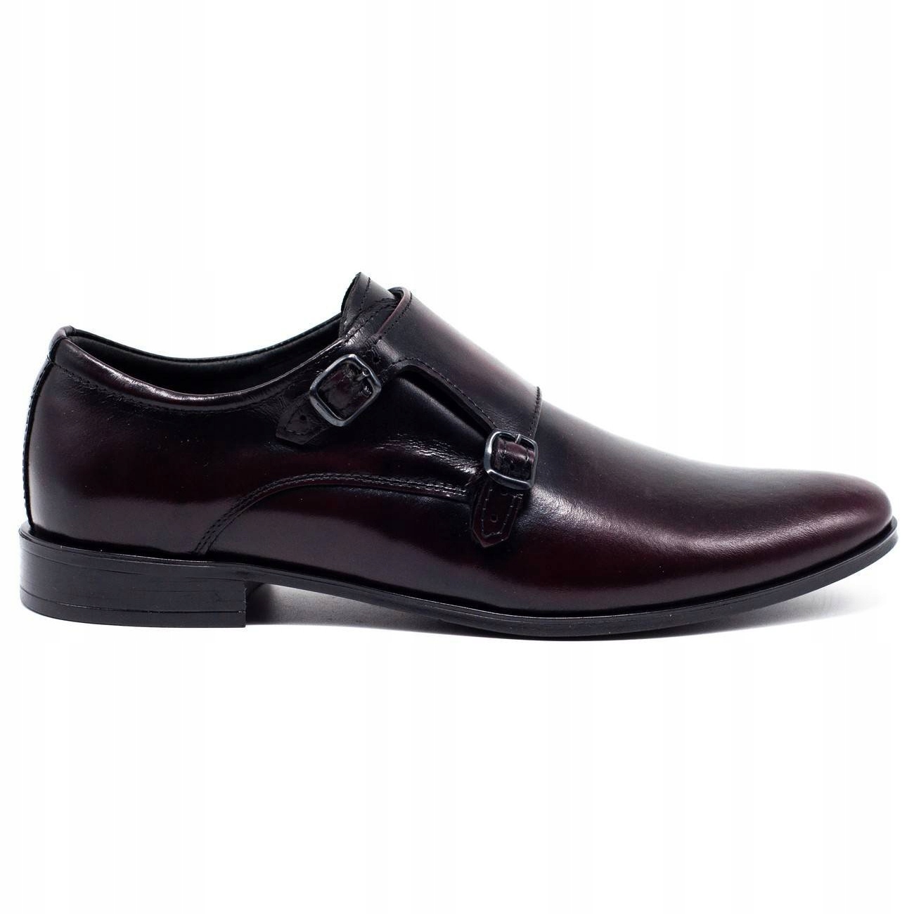 

Skórzane buty wizytowe Monki 287LU wiśnia r.38