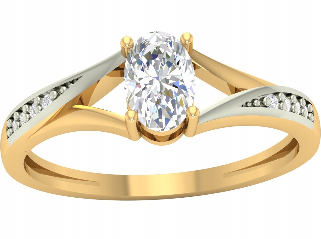 Elegantní Prstýnek Prstenn Ryzost 585