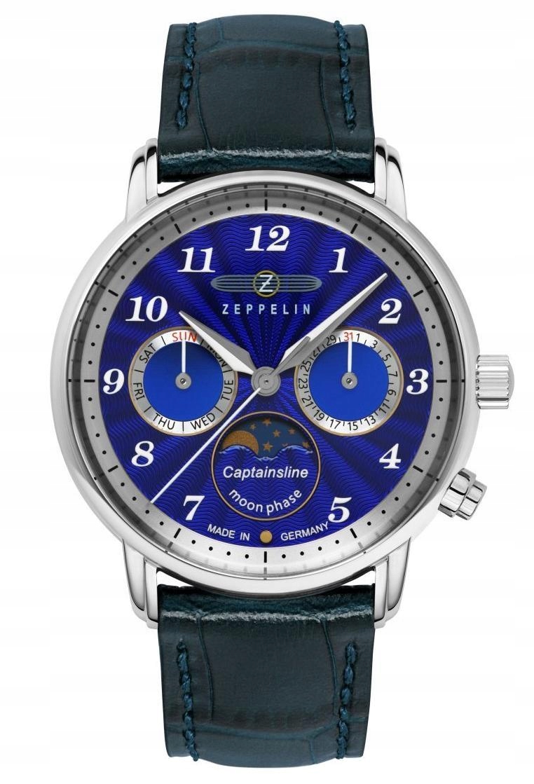 Nové Originální dámské hodinky Lz 14 Marine 8639-3 Captainsline Moon Phase