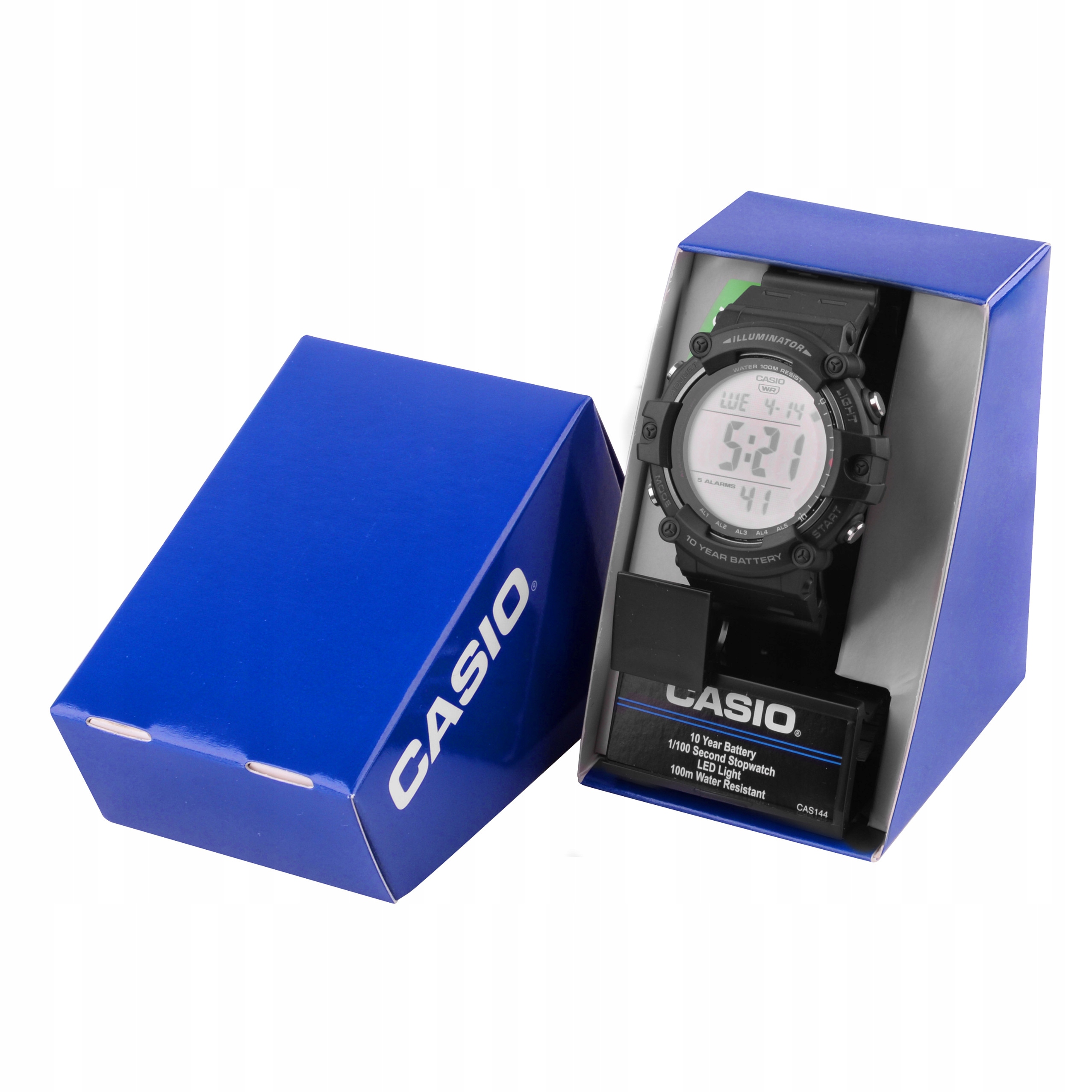 ZEGAREK MĘSKI CASIO AE-1500WH-1A SPORT WR100 +BOX Rodzaj cyfrowe