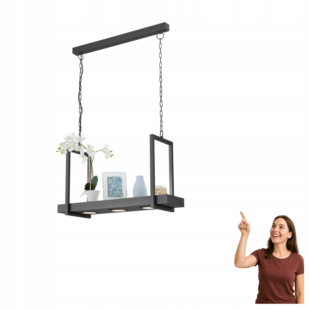 Závesná Led lampa 3x5W Calamona 39299 Eglo